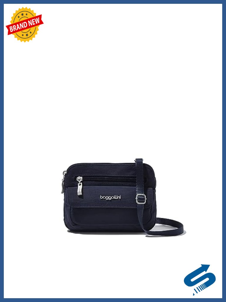 Mini Crossbody Bag With Rfid Blocking - Nylon, Lightweight, Adjustable Strap